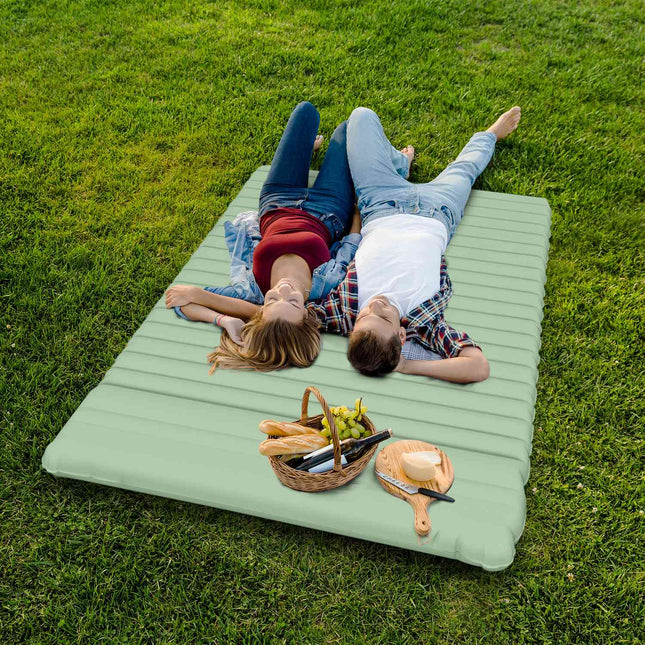 Selbstaufblasende Camping-Luftmatratze für 2 Personen, 150 kg Tragkraft
