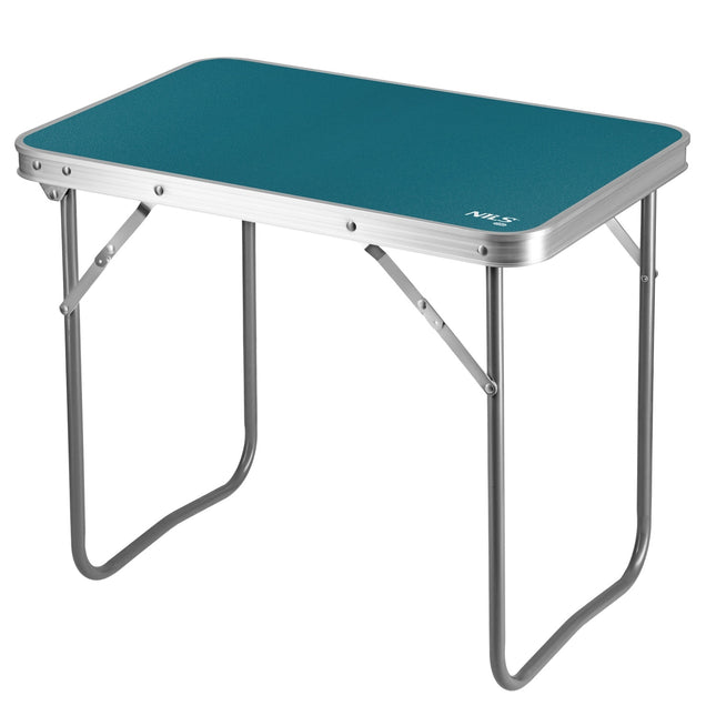 Kampeertafel, 60x40x50 cm, Blauw, Draagbaar