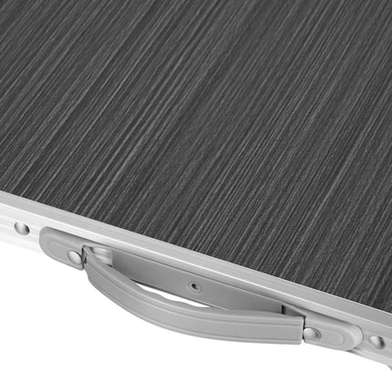 Camping Table 60x40x50 cm, Dark Grey, Portable
