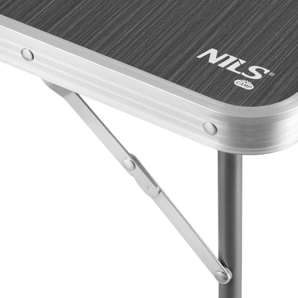 Camping Table 60x40x50 cm, Dark Grey, Portable