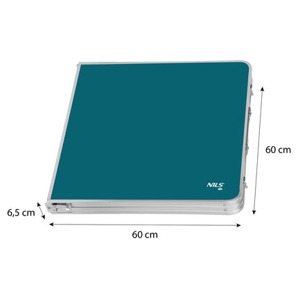 Camping Table, Foldable, Blue, Lightweight Design