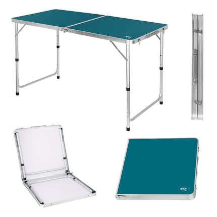 Camping Table, Foldable, Blue, Lightweight Design