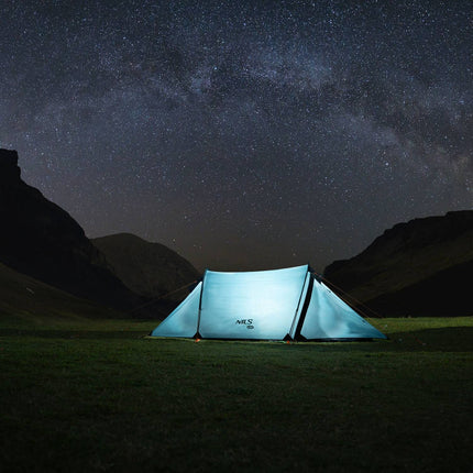 Campingzelt – 3-Personen, wasserdicht, Blau