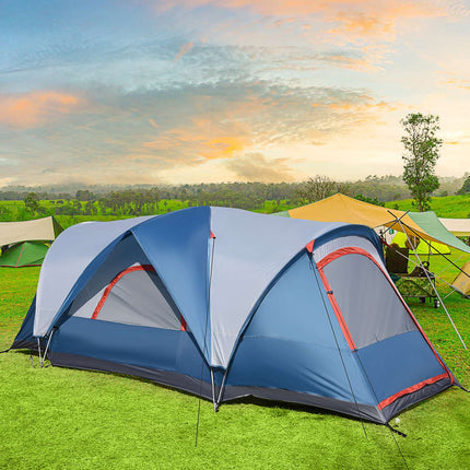 4-Personen-Camping-Tunnelzelt, UV-Schutz, wasserdicht