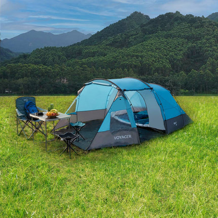 Camping Tent, 4-Person, Waterproof, Easy Setup