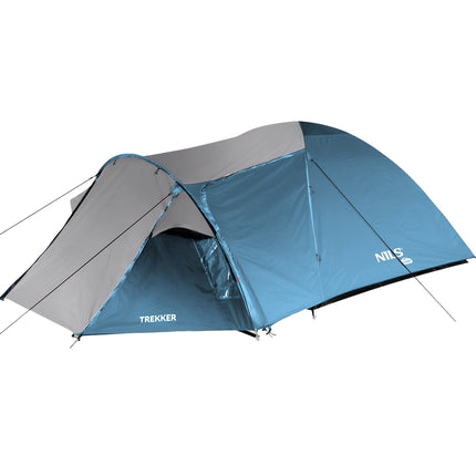 Camping Tent, Blue-Gray, 2-Person, Lightweight