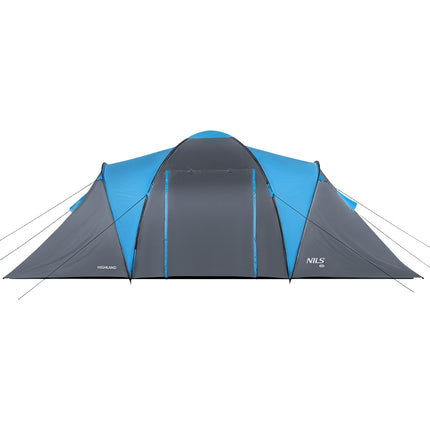 Camping Tent, Blue-Gray, 4-Person, Waterproof