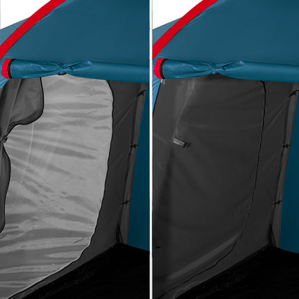 Camping Tent, Blue/Light Gray, 4-Person