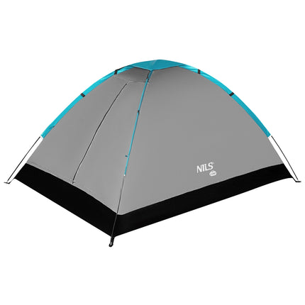Campingzelt, Grau, 2-Personen, Wasserdicht