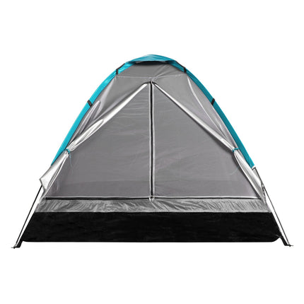 Campingzelt, Grau, 2-Personen, Wasserdicht