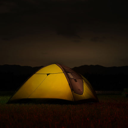Camping Tent, Green-Gray, 2-Person, Waterproof