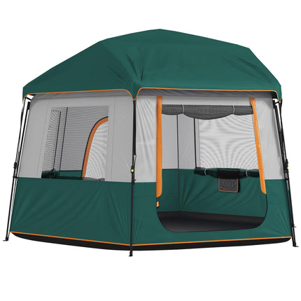 Campingzelt für 4-6 Personen, Wasserdicht, UV30+ Schutz