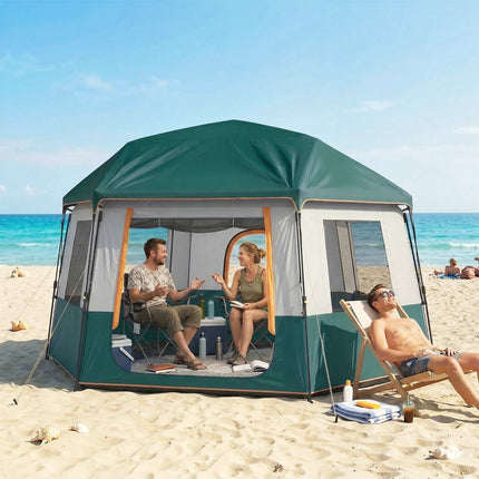 Campingzelt für 4-6 Personen, Wasserdicht, UV30+ Schutz