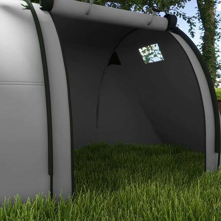 Campingzelt für 4 Personen, Wasserdicht, 2-Raum-Design