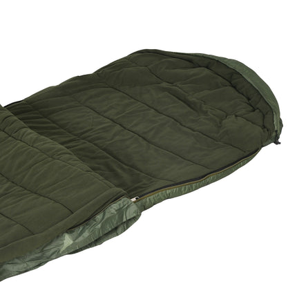 Campingdecke Schlafsack - 4 Jahreszeiten, faltbar, grün
