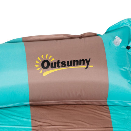 Camping sleeping mat, 3cm thick, 192x135cm, with pump