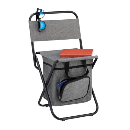 Tabouret de camping avec dossier