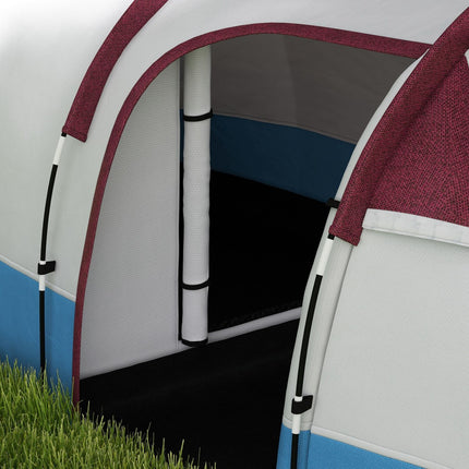 Camping-Tunnelzelt für 3 Personen - winddicht, 2 Räume
