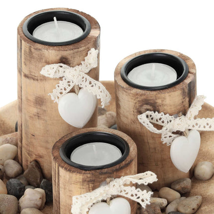 Bougeoir pour bougies chauffe-plat