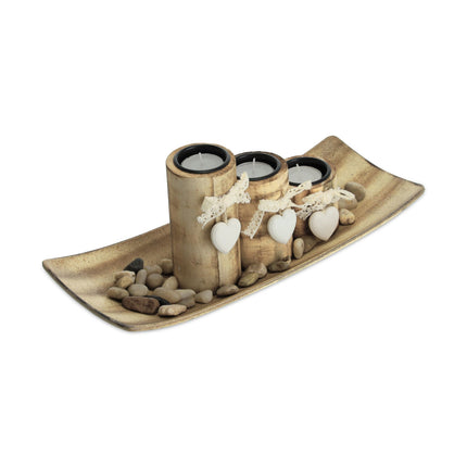 Bougeoir pour bougies chauffe-plat