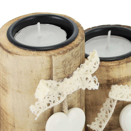 Bougeoir pour bougies chauffe-plat