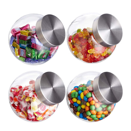 Candy cans 1.5 l set of 4