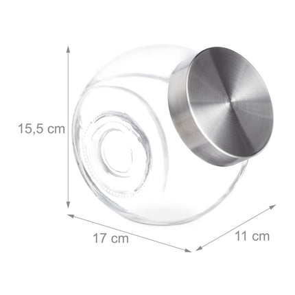 Candy cans 1.5 l set of 4