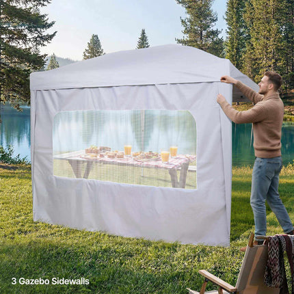 Canopy Sidewall Panel 3 x 3 m, Waterproof UV Block, White