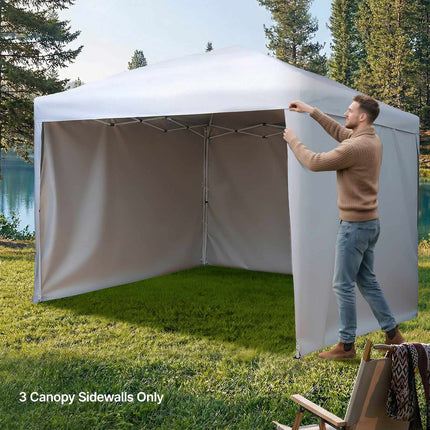 Canopy Sidewalls for 10x10 Pop-Up Tent, 3 Panels White