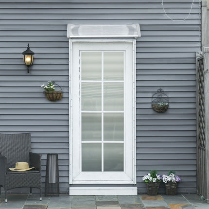 Front door canopy 100x75 cm UV & weather protection