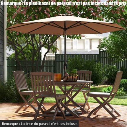 Cantilever Parasol 2.7m, Crank Tilt, Beige