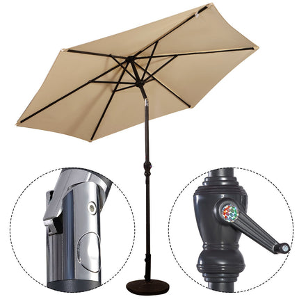 Cantilever Parasol 2.7m, Crank Tilt, Beige