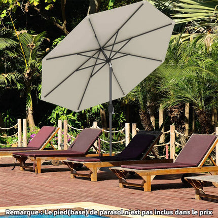 Cantilever Parasol 2.7m, Crank Tilt, Beige