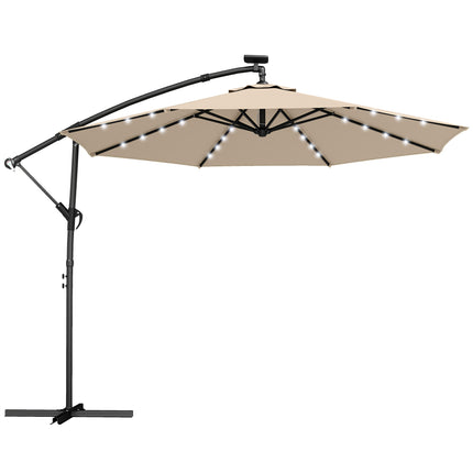LED-Ampelschirm, 3x3m, Beige