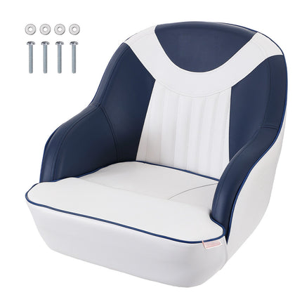 Captain Boat Bucket Seat With Armrests, Waterproof PVC