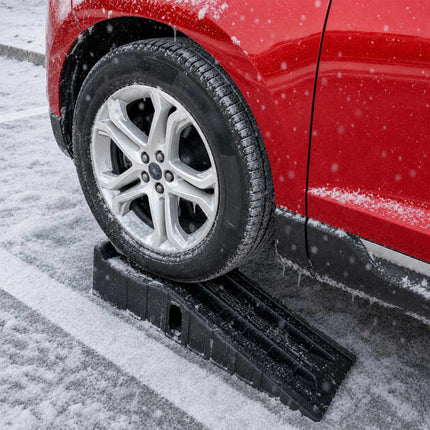 Car Ramps with Tyre Recess, Set of 2, 1.5 Tonnes per Ramp, 3.0 Tonnes Total