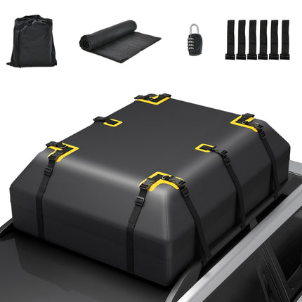 Car Roof Cargo Bag 600L, Waterproof, Rackless Fit