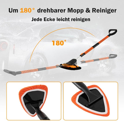 Car Wash Brush Set with Telescopic Handle, Scratch-Free