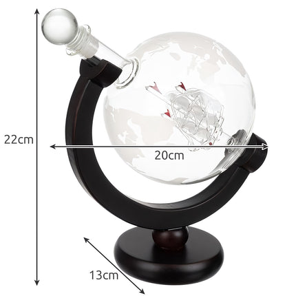 Carafe - globe - Malatec 22553 whiskey set
