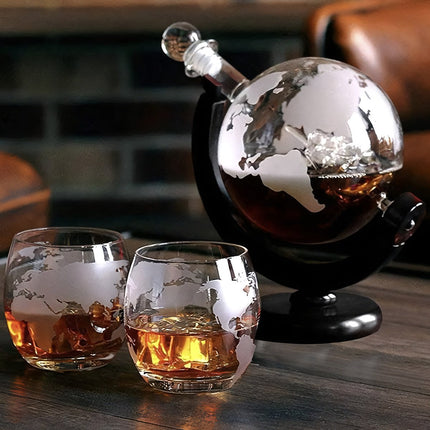 Carafe - globe - Malatec 22553 whiskey set