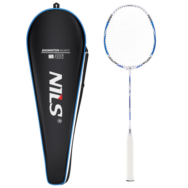 Carbon badmintonracket met hoes