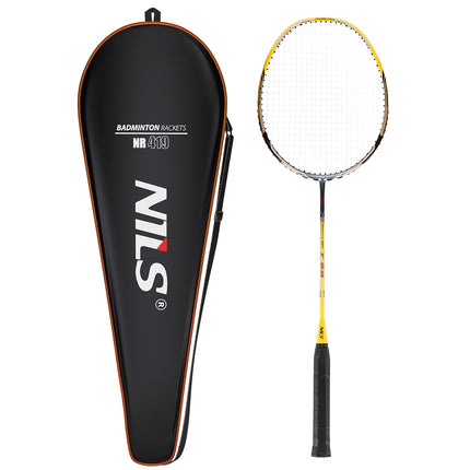 Karbonová badmintonová raketa s obalem