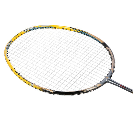 Karbonová badmintonová raketa s obalem