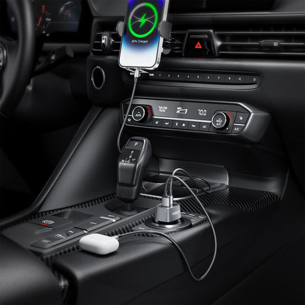 Kfz-Ladegerät 1xUSB-C PD 1xUSB-A 65W