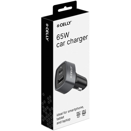 Kfz-Ladegerät 1xUSB-C PD 1xUSB-A 65W