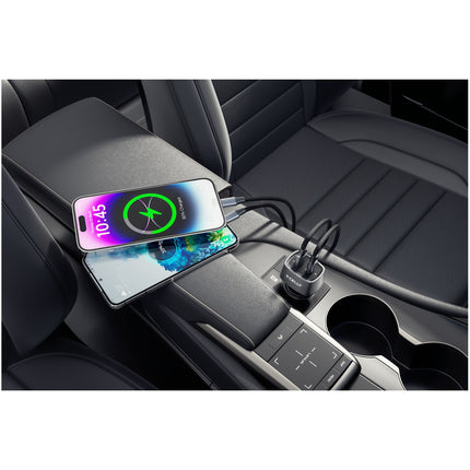 Kfz-Ladegerät 1xUSB-C PD 1xUSB-A 65W