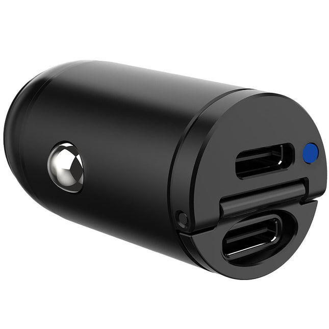 Nabíječka do auta Mini 2xUSB-C PD 30W