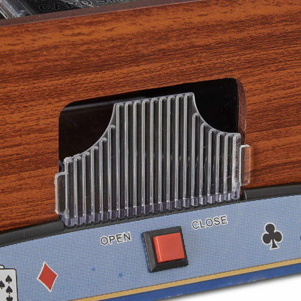 Card Shuffler 2 Decks Wood Look