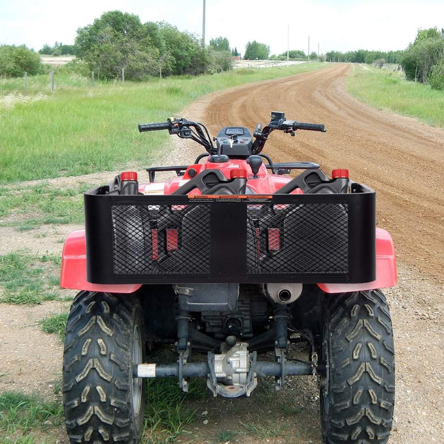 Lastenkorb für ATV/UTV, Universal-Heckträger mit Netzdesign, Heckaufbewahrungskorb, 104 x 67 x 31,5 cm
