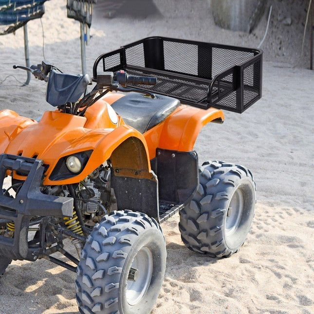 Lastenkorb für ATV/UTV, Universal-Heckträger mit Netzdesign, Heckaufbewahrungskorb, 104 x 67 x 31,5 cm